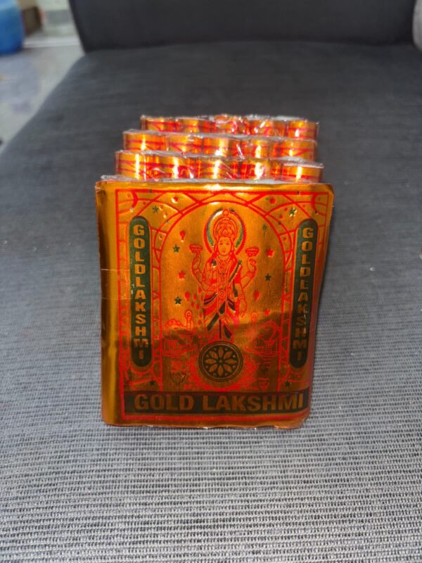 4" gold lakshmi